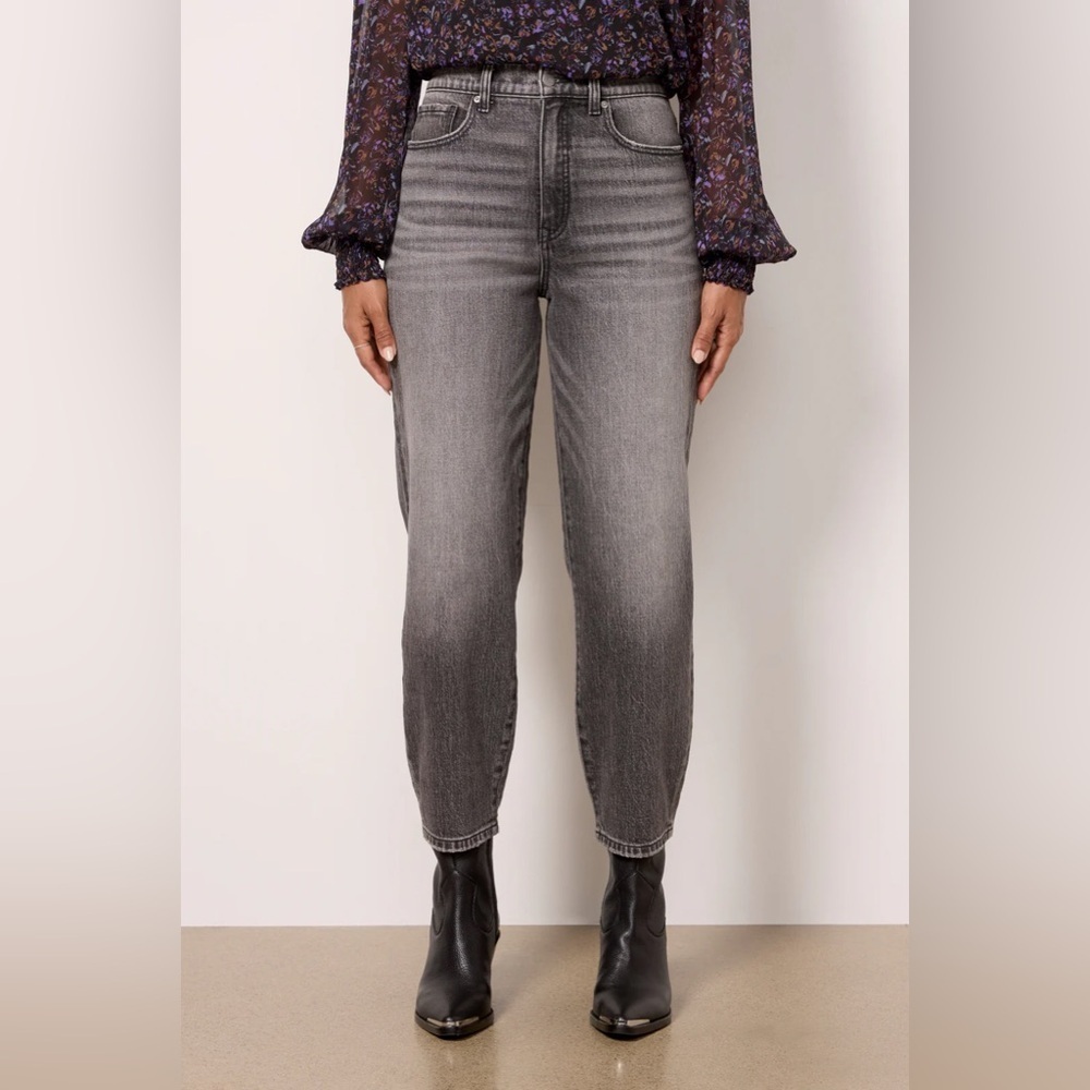 Evereve ever vintage barrel leg jeans black 29 M64